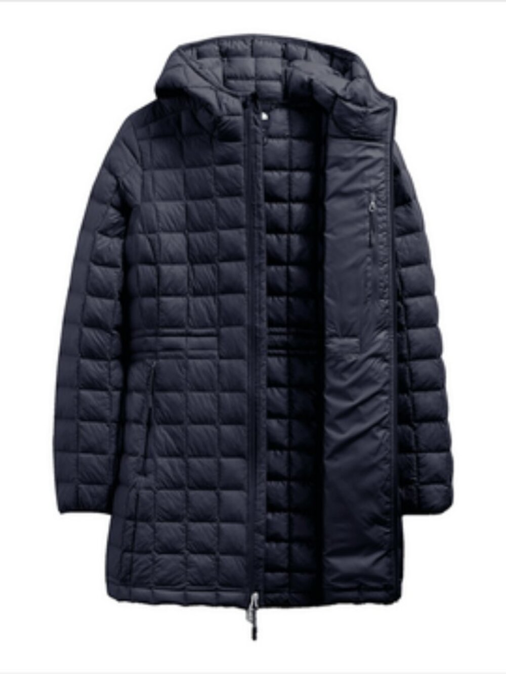 The North Face Aviator Navy Thermoball Eco Quilted Hooded Parka